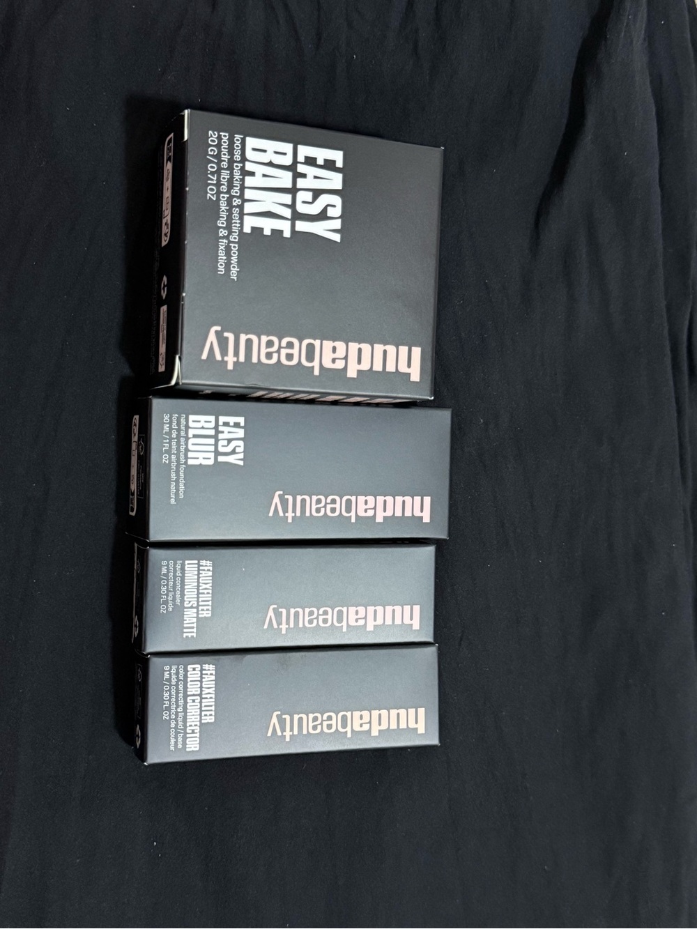 Huda beauty full size 4 sets of makeup